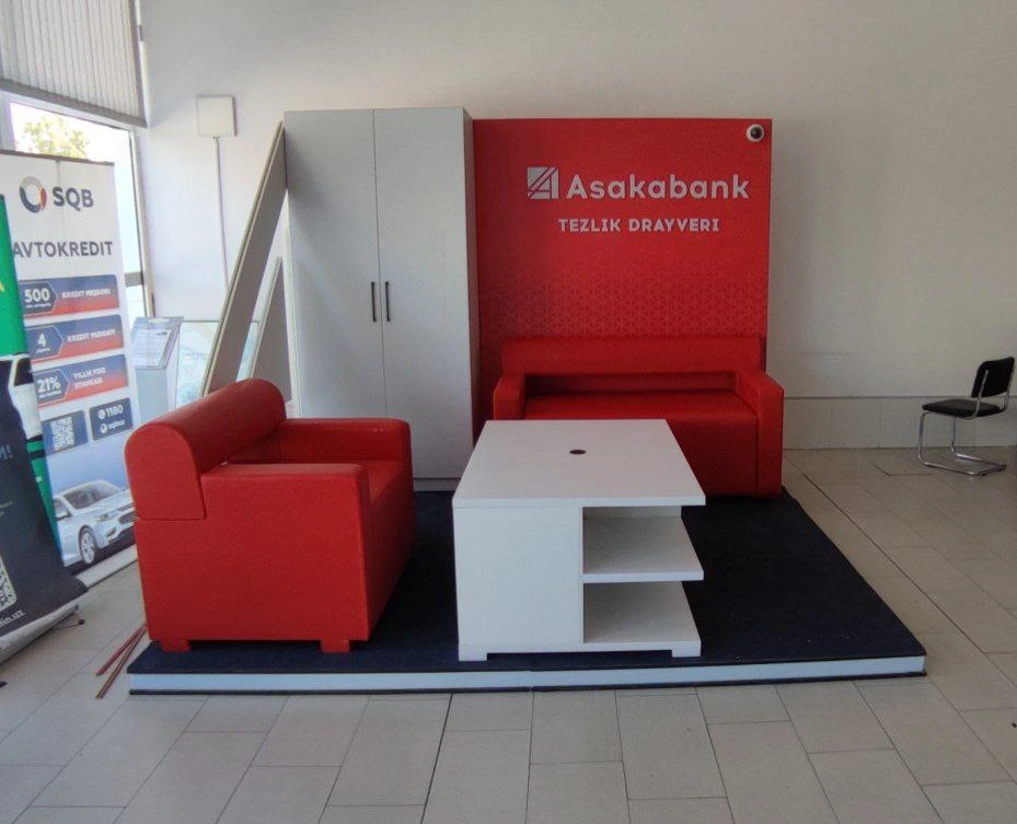 Asakabank client lounge, view 2