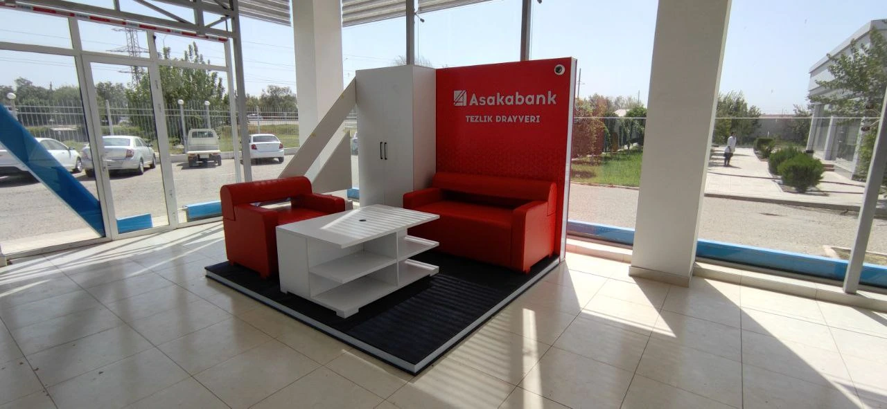 Asakabank client lounge, view 3