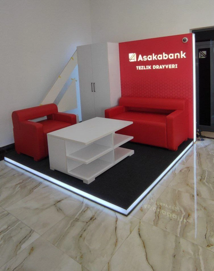 Asakabank client lounge, view 4