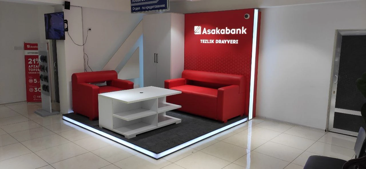 Asakabank client lounge, view 5